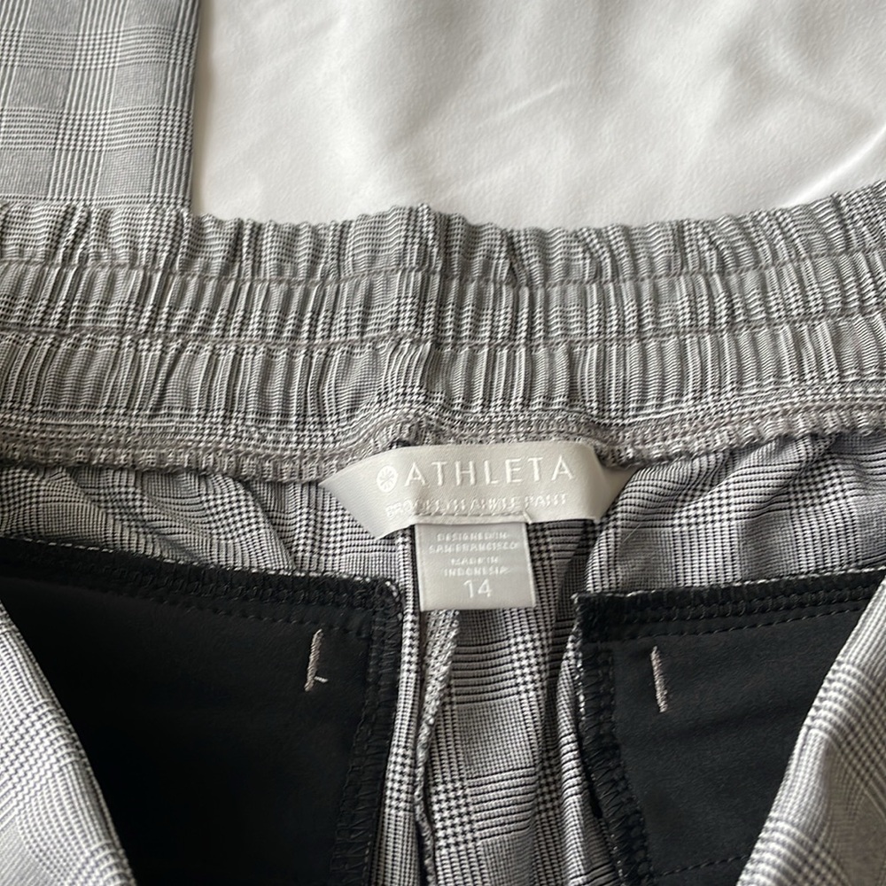 Women’s Athleta Brooklyn Plaid Ankle Pant NWT! - Picture 6 of 9